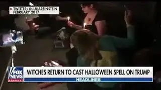 Witches cast spell on Trump