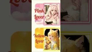 Pink lover VS Yellow lover🥰❤#youtube #song #Vs #choose #cute #viral