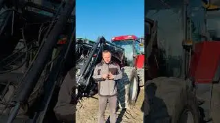 Prosty mechaniczny traktor CASE MX120! #fyp #dc #dlaciebie #viral #case #tractor #newholland #loader