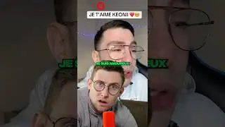 CE MEC ME D&Eacute;CLARE SON AMOUR SUR TIKTOK ? 😨 (malaise..) #shorts #drama #humour #keonii #tiktok