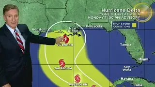 Tracking Hurricane Delta 10-5-20