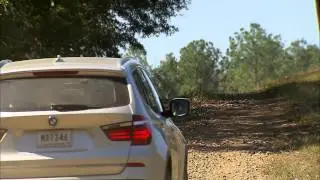 BMW X3 xDrive35i Driving scenes off road track - HD