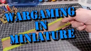 Wargaming in Miniature ☺  Building Flexible Roads and Rivers Part 1 Roads