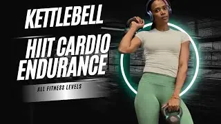 15 Mins Kettlebell HIIT Cardio Workout | Burn Fat & Build Strength | Home workout 
