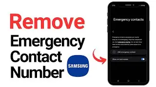 How To Remove Emergency Call From Lock Screen Samsung | How To Remove Emergency Contact Number
