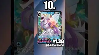 Top 10 most valuable Origin forme Palkia #pokemon #top10 #pokemoncards #shorts