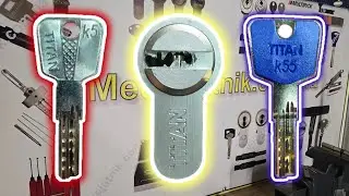 🔐 Titan K5/K55 Отмычка самоимпрессия Медвежатник!