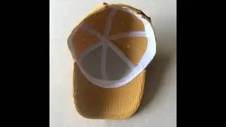 Corduroy baseball caps