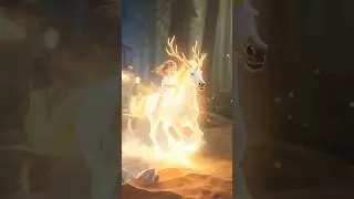 Cute Little Girl Riding a Fire Unicorn 🔥🦄✨ | Funny Baby Shorts