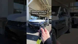 Unwrapping Range Rover Sport l Range Rover l Crunch Cars #cars #shorts #youtubeshorts #rangerover