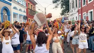 SUNDAY DURING CARNIVAL PRE-PARTIES IN OLINDA | PERNAMBUCO 🇧🇷【4K】
