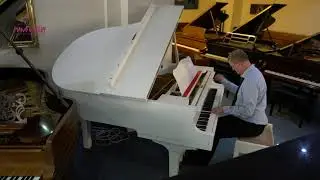 White Yamaha G2 grand piano for sale UK