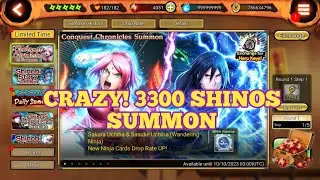 Nxb Nv: Lucky 😳 3300 Shinobites Summons WN Sasuke & Sakura Uchiha | Naruto x Boruto Ninja Voltage