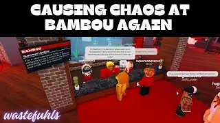TROLLING AT BAMBOU AS A SERVER *CHAOS* (ROBLOX TROLLING)