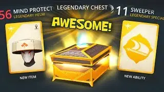 Shadow Fight 3. BEST LEGENDARY CHEST. Mind Protector LEGENDARY Helm and Sweeper Ability Gameplay!