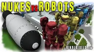 Tactical Nukes vs Robots - Minecraft OP mod