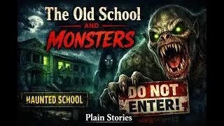 The Old School and Monsters | Scary Horror Story | Plain Stories