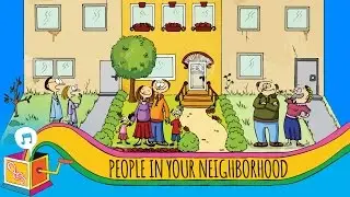 People In Your Neighborhood | Nursery Rhyme | Animated Karaoke
