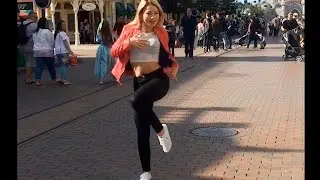 J Balvin - Hey Ma (ft. Pitbull, Camila Cabello) freestyle by Valeriya Steph in Disneyland of Paris