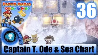Paper Mario The Origami King - Find Captain T. Ode & The Sea Chart Walkthrough Part 36