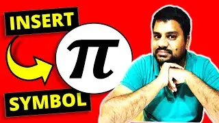 Pi Symbol In Google Docs - [ &pi; Sign ]