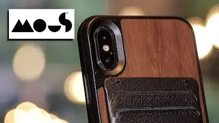 Чехол Mous Limitless 2.0 + тонкий чехол для карт для iPhone [распаковка]