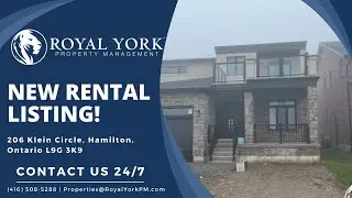 4 BED 2.5 BATH - HOUSE FOR RENT - 206 KLEIN CIRCLE, HAMILTON, ONTARIO
