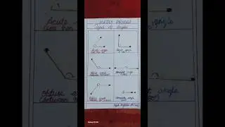 types of angles using matchsticks ||maths project #shorts #maths #angles