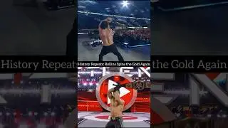 History Repeats: Rollins Spins the Gold Again 🔥 #shorts #sethrollins #summerslam