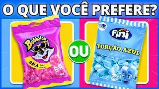 🔁 O QUE VOCÊ PREFERE? 🍬🍓 EDIÇÃO DOCES | jogo das escolhas | qual doce você prefere? #buuquiz #quiz