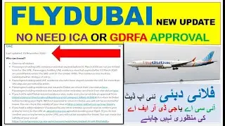 flydubai new updates 29 November 2020| with out gdrfa approval | without ica approval
