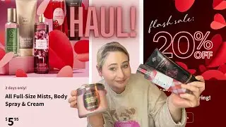 BATH & BODY WORKS $5.95 MIST AND CREAM SALE HAUL WITH 20% OFF FLASH SALE | GINGHAM LOVE ❤️ 