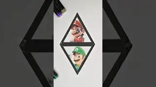 MARIO BROS & LUIGI PAPER ART GAME! #mario #supermario #mariobros #supermariobros #paperart