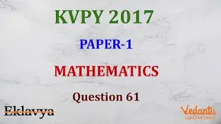 KVPY 2017 SA Nov19 Mathematics  Part II Question 61 Answer D Geometry Trapezium Shubham Jhanwar