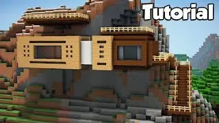 Minecraft: How to Build a Modern Mountain House - Tutorial