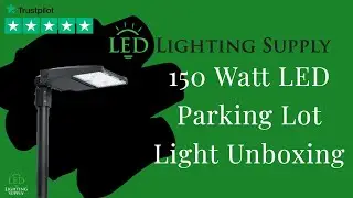 Unboxing 150W LED Parking Lot Light: Brightness Revealed!
