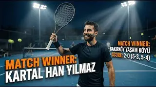 CLUTCH WIN! ⚡ Tie-break Thriller | Kartal Han Yılmaz vs Enis Berat Korkut #SwingVision