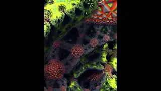 Fractal 🎃 #trippy #surreal #fractal #shorts #ytshorts #pyschedelic #trance credit : ig fractually