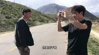小伙太猛了，推了一天坡太累了 海拔4000多米的318国道旁边露营 #穷游 #西藏 #318川藏线 #户外 #露营 #我要流量 #vlog十亿流量扶持计划 #旅行大玩家