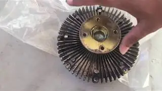 Stuck clutch fan , locked clutch fan