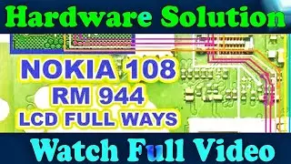 Nokia 108 RM-944 Display+Light NOT Working Problem Repair Jumper Ways    #GSM_Free_Equipment