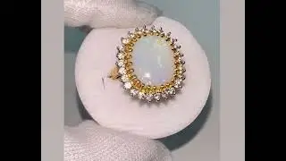 Australian Opal Fire Exclusive Quality (Gold Ring 22k) Certified ✅🙏🏻🔥 #montyrealgems✅🔥 