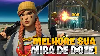 DICAS para MELHORAR MUITO a sua MIRA DE DOZE no FORTNITE! 🔫
