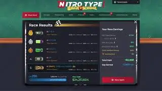 Nitro Type | Back 2 School Event Bug