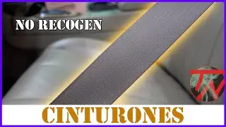 Limpiar CINTURONES que NO RECOGEN Coche | Lavar Cinturones de Seguridad NO REGRESAN Reparar F&aacute;cil ✂️