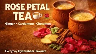 Hyderabadistyle Traditional Viral Matka Rose Petal, cardamom , ginger, cinnamon Tea#hyderabadistyle 
