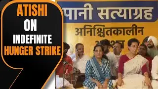 LIVE : AAP Leaders Atishi and Sanjay Singh Protest Over Delhi Water Crisis