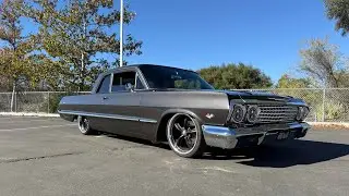 1963 Chevy BelAir 2 Door Post FOR SALE 951.348.5794