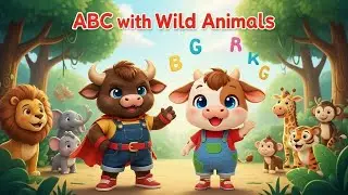 ABC with Wild Animals A&ndash;Z | Learn Alphabet for Kids | BuddyLand ABC