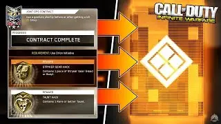 COMPLETING NEW CONTRACTS on INFINITE WARFARE! [Infinite Warfare Stryker Gear Hack Contract]